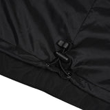 Luhta Salmivaara Womens Jacket 2026 ski jacket -- Basic Black 6 colorway detail view of hood lining and wrist cuff design