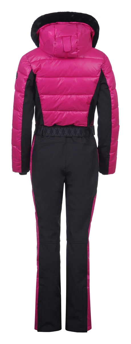 Luhta Sammalvaara Womens Suit 2026 product -- Raspberry colorway alternate angle