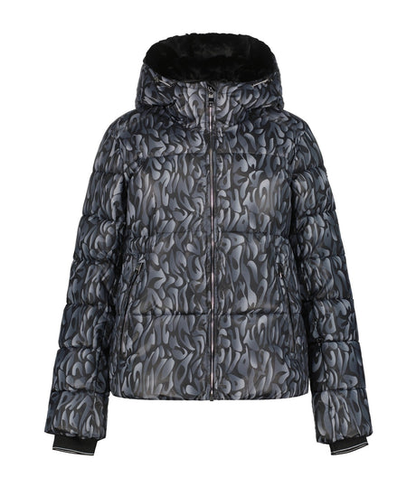 Luhta Suomutunturi Womens Jacket 2026 ski jacket -- front view on model showing insulated shell and hood at Willis Ski and