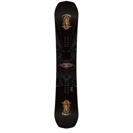 Never Summer Easy Rider Snowboard 2026 all-mountain snowboard -- Regular colorway top sheet graphic