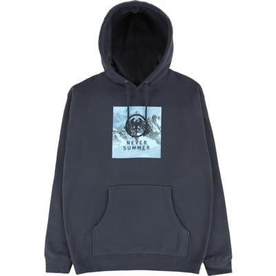 This is an image of Never Summer Square Eagle Pullover Hoodie
