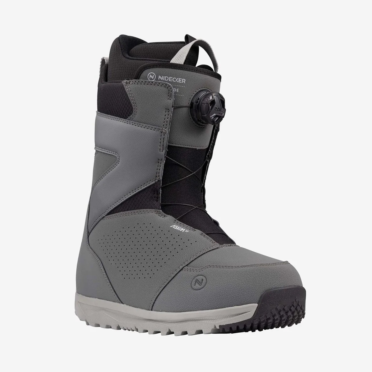 Nidecker Cascade Snowboard Boots snowboard boot -- liner detail in gray colorway