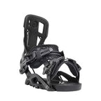 Nidecker Flow Fuse Fusion Bindings 2026 alpine binding -- top view showing toe and heel piece at Willis Ski and Board