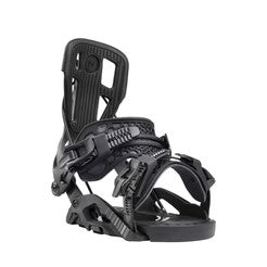 Nidecker Flow Fuse Fusion Bindings 2026 alpine binding -- top view showing toe and heel piece at Willis Ski and Board