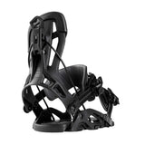 Nidecker Flow Fuse Fusion Bindings 2026 alpine binding -- Black Large colorway top view showing toe and heel piece