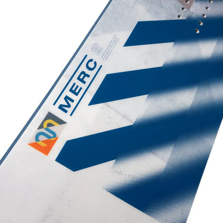 Nidecker Merc Snowboard 2026 alpine binding -- Regular colorway top view showing toe and heel piece