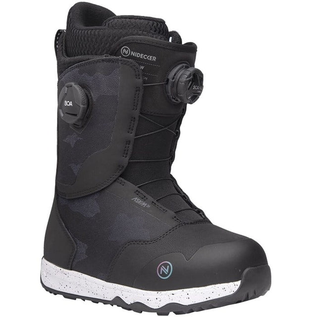 Nidecker Rift W 2024 women's snowboard boot -- outside profile view available at Willis Ski and Board