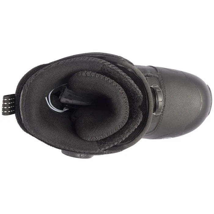 Nidecker Rift W 2024 women's snowboard boot -- outside profile view in black at size 8
