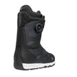 Nidecker Rift W Snowboard Boots 2025 snowboard boot -- Black 7 colorway outside profile showing lacing closure