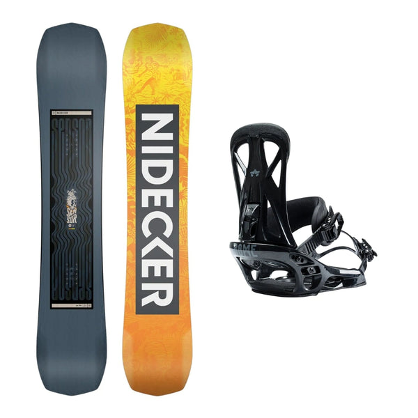 This is an image of Nidecker Sensor Snowboard Package with Rome United Bindings