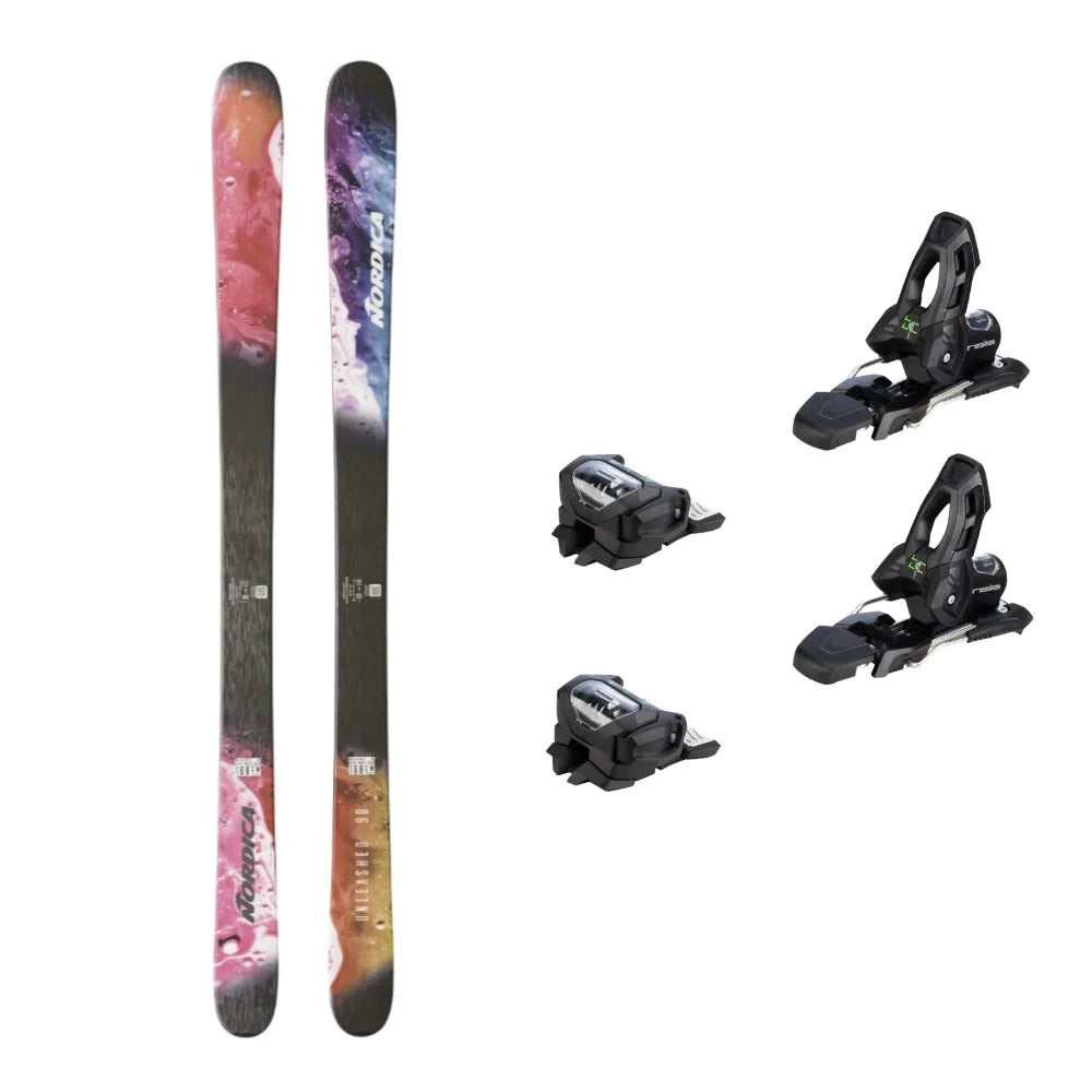 Nordica Unleashed 90 Skis 2026 Package With Attack 11 Ski Bindings