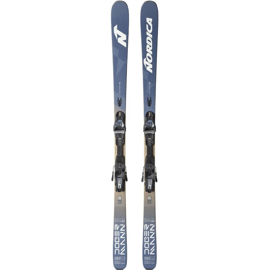 This is an image of Nordica Dobermann Multipista DC Skis with TPX 13 Bindings 2026
