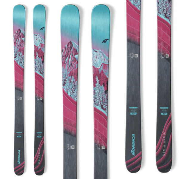 This is an image of Nordica Santa Ana 87 Womens Skis 2025