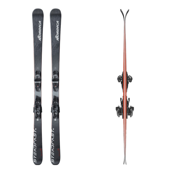 This is an image of Nordica Steadfast 80 Skis with TP2 10 Compact Bindings 2026
