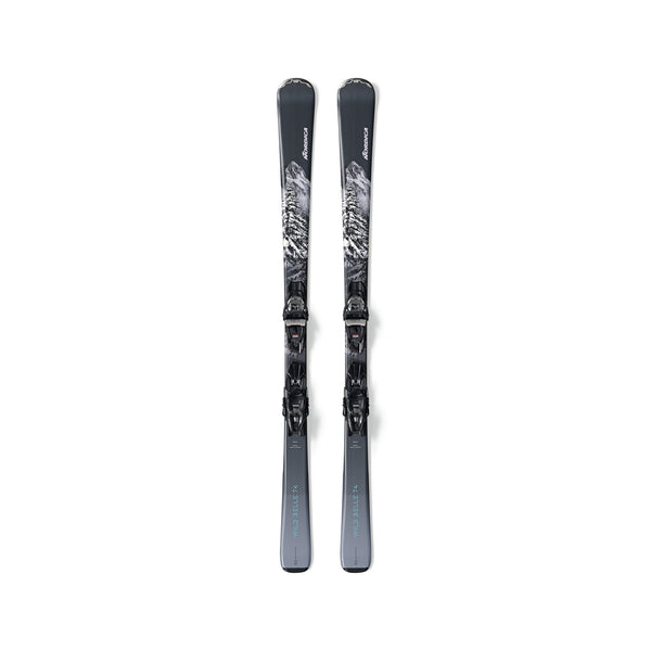 This is an image of Nordica Wild Belle 74 Skis with TP2 10 Bindings