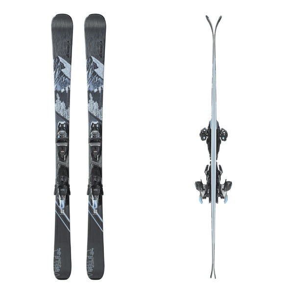 This is an image of Nordica Wild Belle 84 DC Skis with TP2 Light 11 Bindings 2026