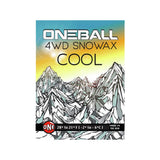 ONE Mfg 4WD Scented Ski Wax wax -- front view of cool temperature wax bar with scented packaging