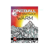 ONE Mfg 4WD Scented Ski Wax wax -- front view of warm temperature wax bar variant