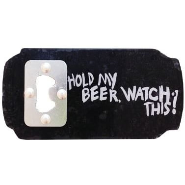 This is an image of ONE Mfg Hold My Beer Stom Pad with bottle opener