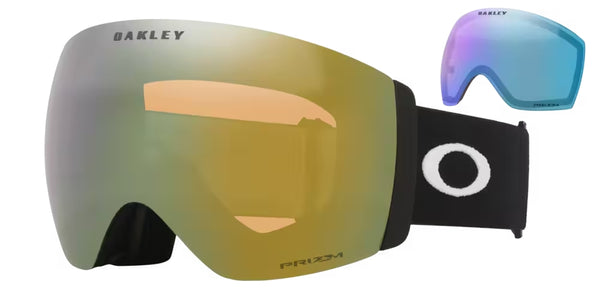 This is an image of Oakley Flgiht Deck Pro L Goggles with two lenses
