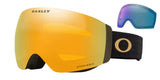 Oakley Flight Deck Pro M Goggles With Two Lenses goggle -- front view showing lens and frame at Willis Ski and Board