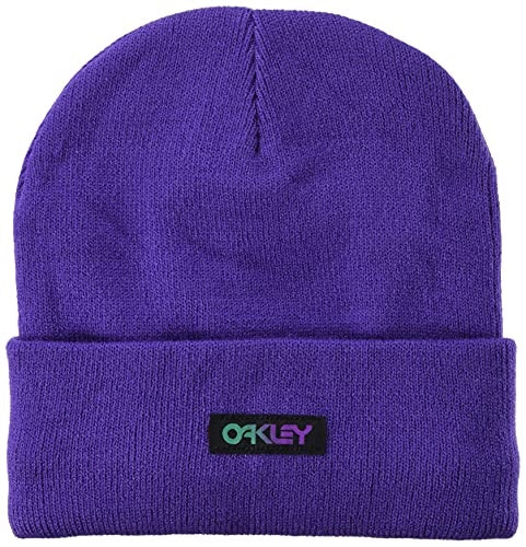 Oakley Gradient Patch Beanie product -- Bright Blue colorway product view