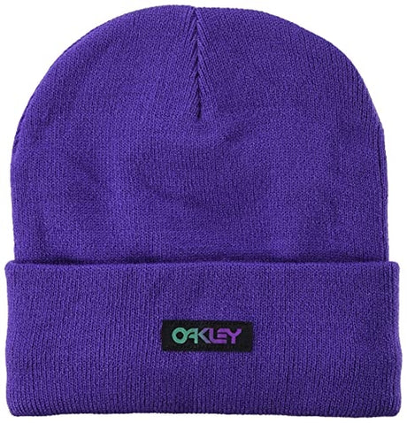 Oakley Gradient Patch Beanie product -- Bright Blue colorway product view