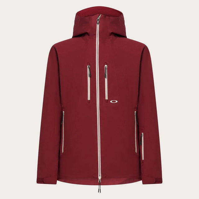 Oakley Kendall Rc Shell Mens Jacket ski jacket -- front view on model showing insulated shell and hood at Willis Ski and
