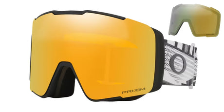 Oakley Line Miner Pro L Goggles With Two Lenses goggle -- front view showing lens and frame at Willis Ski and Board
