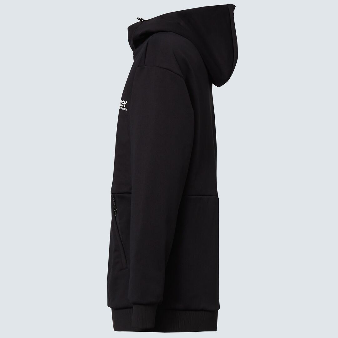 Oakley Park Rc Softshell Hoodie product -- Blackout colorway product view