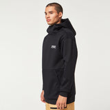 Oakley Park Rc Softshell Hoodie product -- Blackout colorway alternate angle
