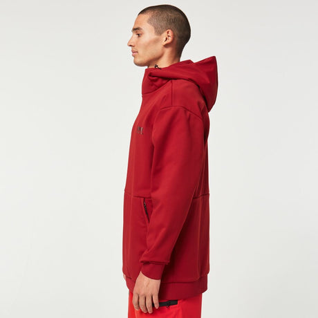 Oakley Park Rc Softshell Hoodie product -- Iron Red colorway product view