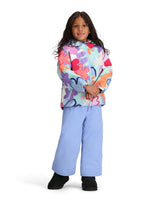 Obermeyer Ashor Toddler Jacket ski jacket -- Under The Sea 5 colorway lifestyle view showing full jacket silhouette