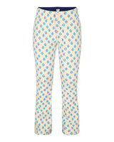 Obermeyer Bond Print Womens Pant 2026 ski pant -- front view on model showing insulated ski pant at Willis Ski and Board