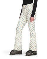 Obermeyer Bond Print Womens Pant 2026 ski pant -- Bali Sun colorway back view showing seat and fit