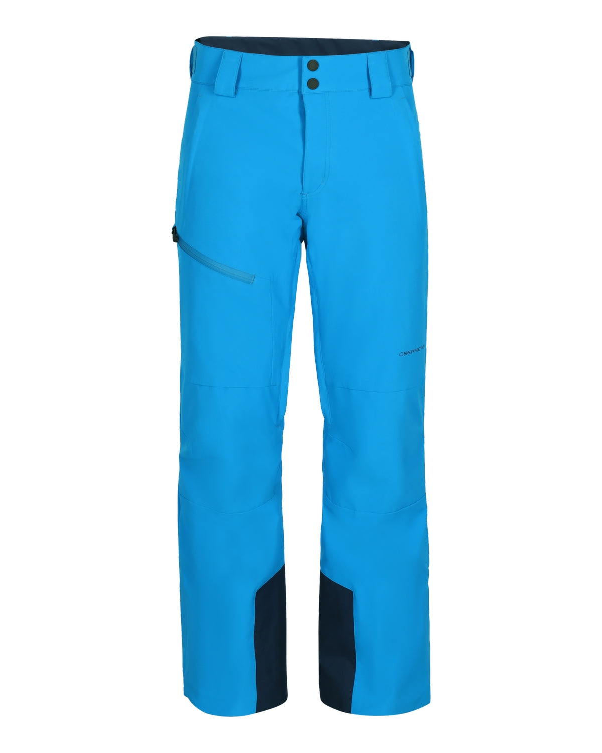 Obermeyer Force Mens Pants ski pant -- front view on model showing insulated ski pant at Willis Ski and Board Pittsburgh