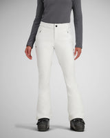 Obermeyer Hillary Stretch Womens Pant ski pant -- front view on model showing insulated ski pant at Willis Ski and Board