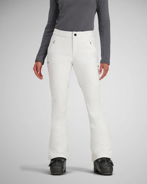 Obermeyer Hillary Stretch Womens Pant ski pant -- front view on model showing insulated ski pant at Willis Ski and Board