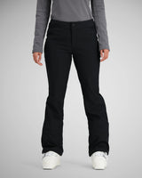 Obermeyer Hillary Stretch Womens Pant ski pant -- front view on model showing insulated ski pant at Willis Ski and Board