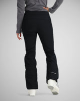 Obermeyer Hillary Stretch Womens Pant ski pant -- front view on model showing insulated ski pant at Willis Ski and Board