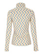 Obermeyer Oly Womens Zip Top 2026 product -- Bali Sun colorway product view