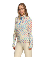 Obermeyer Oly Womens Zip Top 2026 product -- Bali Sun colorway product view