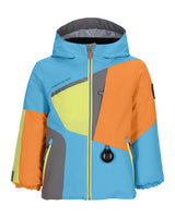Obermeyer Orb Toddler Jacket ski jacket -- front view on model showing insulated shell and hood at Willis Ski and Board