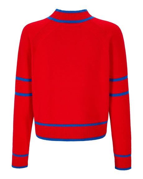 Obermeyer Slopside Womens Mockneck 2026 product -- Ski Patrol colorway product view