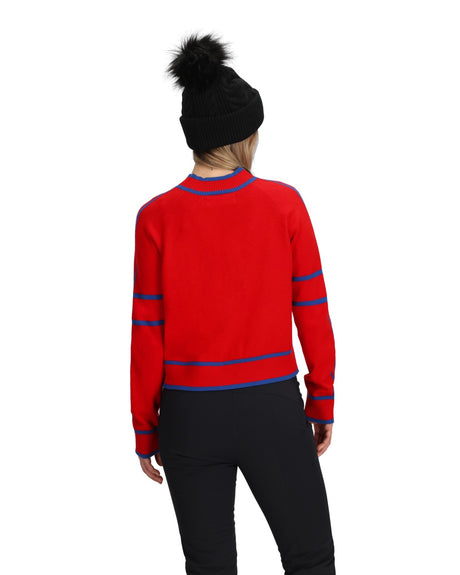 Obermeyer Slopside Womens Mockneck 2026 product -- Ski Patrol colorway alternate angle