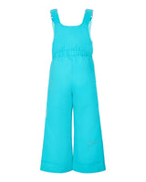 Obermeyer Snoverall Toddler Bib 2026 ski pant -- Breeze 2 colorway front view on model