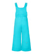 Obermeyer Snoverall Toddler Bib 2026 ski pant -- Breeze 2 colorway front view on model
