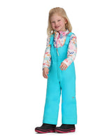 Obermeyer Snoverall Toddler Bib 2026 ski pant -- Breeze 6 colorway waistband and suspender detail