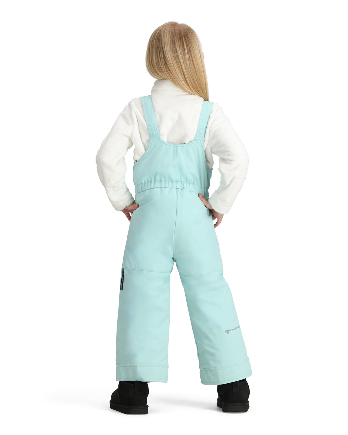 Obermeyer Snoverall Toddler Pant ski pant -- Atmosphere 5 colorway back view showing seat and fit