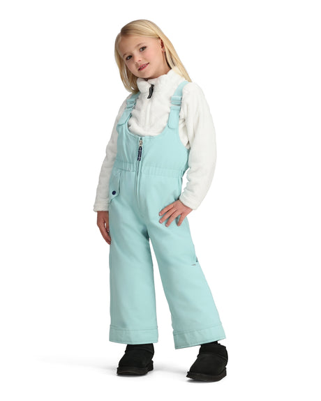 Obermeyer Snoverall Toddler Pant ski pant -- Atmosphere 6 colorway side view showing side zip ventilation